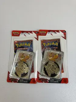 LOT OF 2: Pokemon Destined Rivals Single Pack Blister [Eevee] Sealed - Image 1
