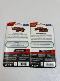 LOT OF 2: Pokemon Destined Rivals Single Pack Blister [Eevee] Sealed - Image 2
