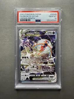 2023 POKEMON SWORD & SHIELD CROWN ZENITH #GG46 FULL ART/DEOXYS VSTAR PSA 10 - Image 2