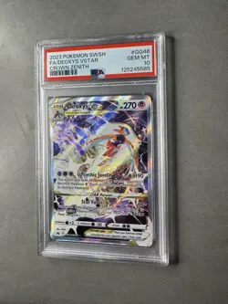 2023 POKEMON SWORD & SHIELD CROWN ZENITH #GG46 FULL ART/DEOXYS VSTAR PSA 10 - Image 3