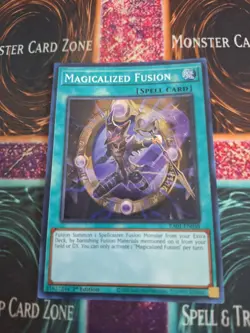 Yugioh Magicalized Fusion RA01-EN058 Super Rare 1st Edition Near Mint - Image 1