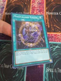 Yugioh Magicalized Fusion RA01-EN058 Super Rare 1st Edition Near Mint - Image 2