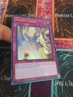 Yugioh Solemn Strike RA02-EN079 Ultra Rare 1st Edition Near Mint - Image 2