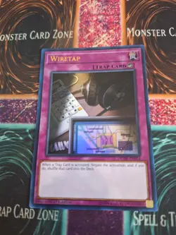 Yugioh Wiretap DUDE-EN054 Ultra Rare 1st Edition Near Mint - Image 1