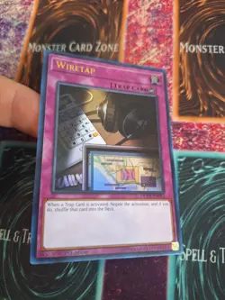 Yugioh Wiretap DUDE-EN054 Ultra Rare 1st Edition Near Mint - Image 2