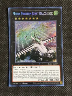 YuGiOh! - Mecha Phantom Beast Dracossack RA03-EN039 Secret Rare 1st Edition NM - Image 1