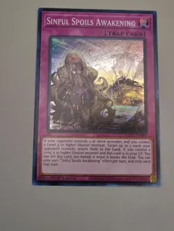 Yugioh Sinful Spoils Awakening SUDA-EN069 Super Rare 1st Ed NM - Image 2
