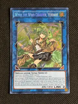 YuGiOh! - Wynn the Wind Charmer, Verdant RA03-EN045 Secret Rare 1st Edition NM - Image 1