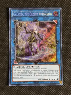 YuGiOh! - Galatea, the Orcust Automaton RA03-EN044 Secret Rare 1st Edition NM - Image 1