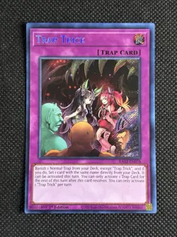 YuGiOh! - Trap Trick RA03-EN078 Secret Rare 1st Edition Near Mint - Image 1