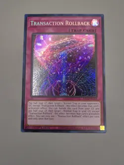 Yugioh Transaction Rollback Secret Rare RA04-EN105 NM - Image 2