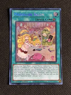 YuGiOh! - Madolche Salon RA03-EN069 Secret Rare 1st Edition Near Mint - Image 1