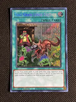 YuGiOh! - That Grass Looks Greener RA03-EN063 Secret Rare 1st Edition Near Mint - Image 1