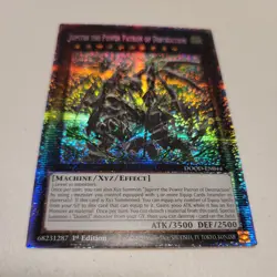 Yugioh Jupiter the Power Patron of Destruction DOOD-EN044 1st Ed Starlight NM - Image 1