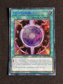 YuGiOh! - Salamangreat Circle RA03-EN066 Secret Rare 1st Edition Near Mint - Image 1