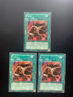 Yugioh Flint RDS-EN042 1st Edition Rare Damaged X3 - Image 1