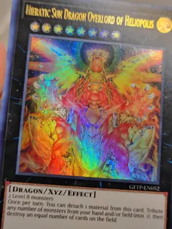 Yugioh Hieratic Sun Dragon Overlord of Heliopolis GFTP-EN052 Ultra Rare 1st NM - Image 3