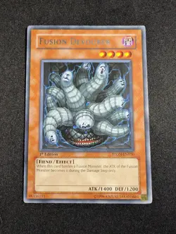 Yugioh - Fusion Devourer STON-EN020 1st Edition Rare NM - Image 1