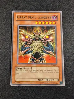 Yugioh - Great Maju Garzett DCR-063 Unlimited Edition Rare NM - Image 1