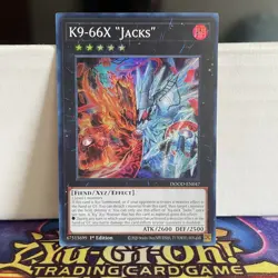 1ST EDITION K9-66X JACKS 2025 DOOD-EN047 YUGIOH CARD (NM) - Image 1