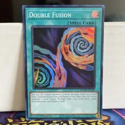 1ST EDITION DOUBLE FUSION 2025 DOOD-EN100 YUGIOH CARD (NM) - Image 1