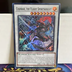 1ST EDITION CHANBAR, THE FLASHY SPORTSKNIGHT 2025 DOOD-EN083 YUGIOH CARD (NM) - Image 1