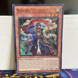 1ST EDITION RADIANT TYPHOON SWEN 2025 DOOD-EN014 YUGIOH CARD (NM) - Image 1