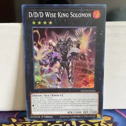 1ST EDITION D/D/D WISE KING SOLOMON 2025 DOOD-EN043 YUGIOH CARD (NM) - Image 1