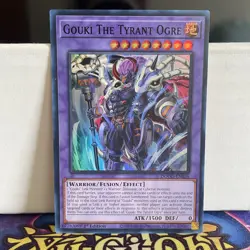 1ST EDITION GOUKI THE TYRANT OGRE 2025 DOOD-EN036 YUGIOH CARD (NM) - Image 1