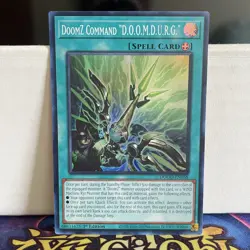 1ST EDITION DOOMZ COMMAND D.O.O.M.D.U.R.G 2025 DOOD-EN058 YUGIOH CARD (NM) - Image 1