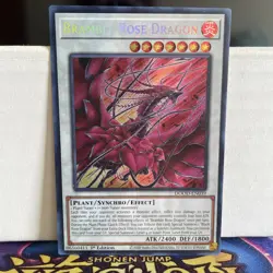 1ST EDITION DRAMBLE ROSE DRAGON 2025 DOOD-EN039 YUGIOH CARD (NM) - Image 1
