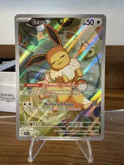 Eevee 173 Black Star Promo Prismatic Evolutions Full Art Pokemon Card Nm - Image 1