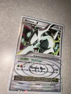 Pokemon Card - Arceus LV.X DP56 Diamond and Pearl Promo Holo Light Play - Image 5