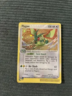 Pokemon TCG Flygon 15/97 Rare Card Dragon EX 2003 Cosmos Holo - Image 1