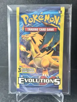 Mega Charizard XY Evolutions Mini pack DG Exclusive 3 Cards Pokemon Art Pack Set - Image 1
