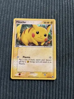 Pokemon TCG Pikachu Holo Card EX FireRed LeafGreen 74/112 - Image 1
