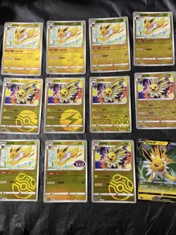 Pokemon Gem Pack Vol.2 Jolteon Lot Of 12 Cards - Image 1