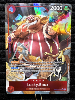 Lucky.Roux Alt Art PRB02-003 ENGLISH R ONE PIECE Card The Best 2 - Card Game - Image 1