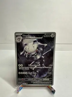 STEELIX POKEMON CARD NM 150/132 MEGA EVOLUTIONS ILLUSTRATION RARE - Image 1