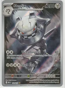 STEELIX POKEMON CARD NM 150/132 MEGA EVOLUTIONS ILLUSTRATION RARE - Image 2