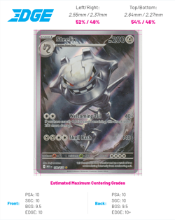 STEELIX POKEMON CARD NM 150/132 MEGA EVOLUTIONS ILLUSTRATION RARE - Image 3