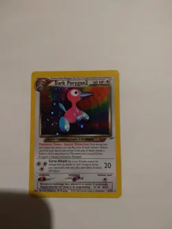 Pokemon TCG Dark Porygon2 Neo Destiny Holo Card 8/105 Unlimited Rare - Image 1