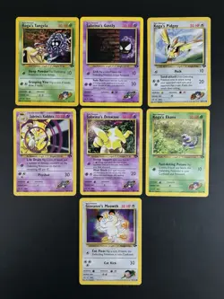 Pokemon TCG WOTC Gym Challenge Card Lot of 7 - Vintage 2000 - Image 1