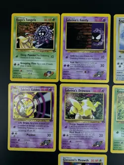 Pokemon TCG WOTC Gym Challenge Card Lot of 7 - Vintage 2000 - Image 2