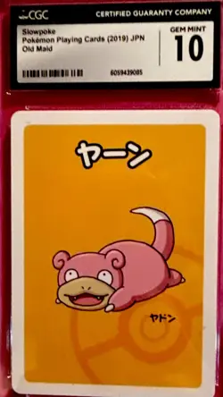 PSA 10 GEM MINT Japanese Slowpoke Old Maid Card Pokemon Center 2019 #2 - Image 1