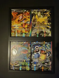 Pokemon Pikachu TCG EX Black Star Promo Card #XY124 Jumbo Full Set NM - Image 1
