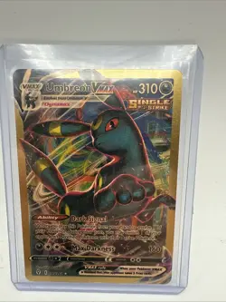Umbreon VMAX Pokemon Cards 095/203 Evolving Skies Holo ￼ Gold Foil - Image 1