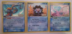Pokemon Cards Ex Legend Maker Gorebyss 17/92 & Clamperl 51/92 & Huntail 18/92 - Image 1