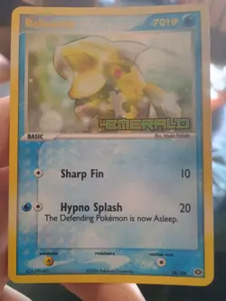 Pokemon Cards Ex Emerald Relicanth 18/106 & Feebas 49/106 Reverse Holo Stamped - Image 4