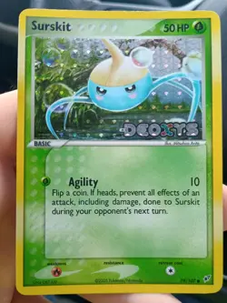 Pokemon Cards Ex Deoxys Surskit 78/107 & Masquerain 39/107 Reverse Holo Stamped - Image 2